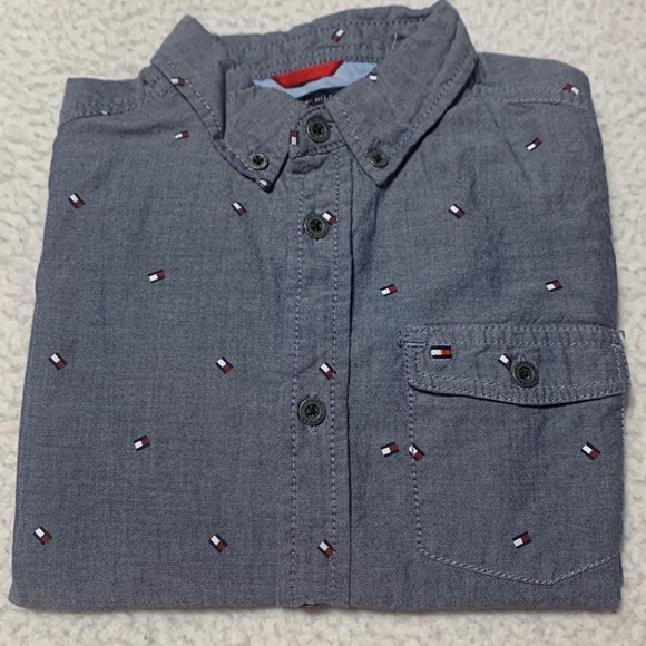 Tommy Hilfiger Boys Button-Up Shirt, EUC, Size 7 - Picture 9 of 9